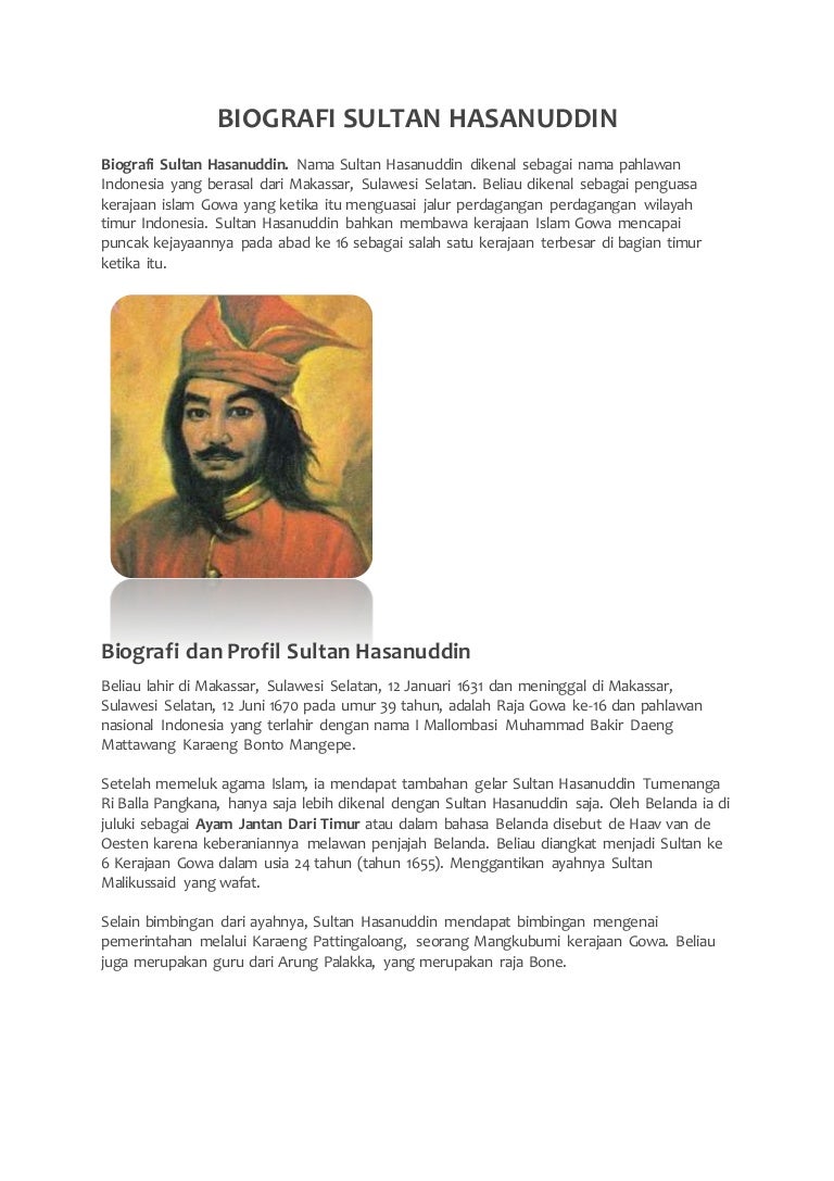 Detail Gambar Pahlawan Sultan Hasanuddin Nomer 33