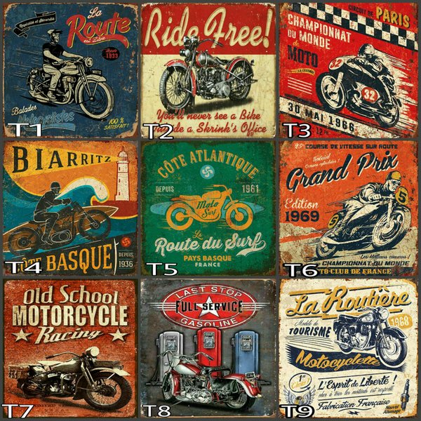 Gambar Pajangan Dinding Motor Vintage - KibrisPDR