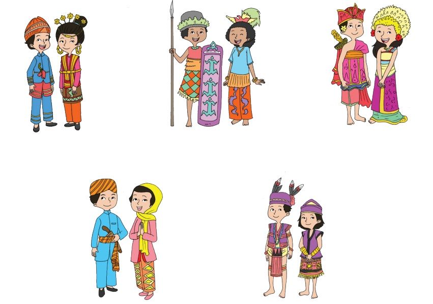 Detail Gambar Pakaian Adat Indonesia Kartun Nomer 17