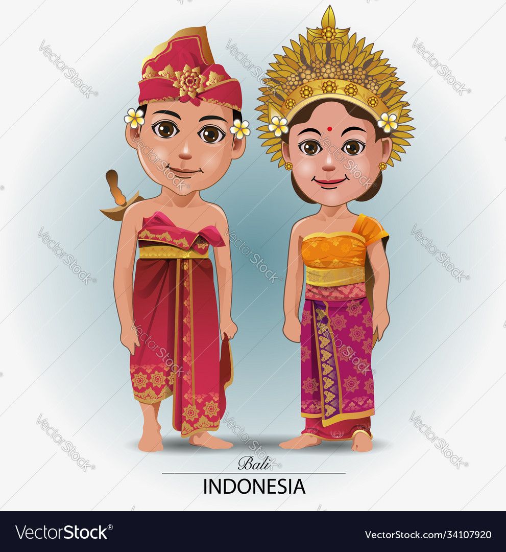 Detail Gambar Pakaian Adat Indonesia Kartun Nomer 10