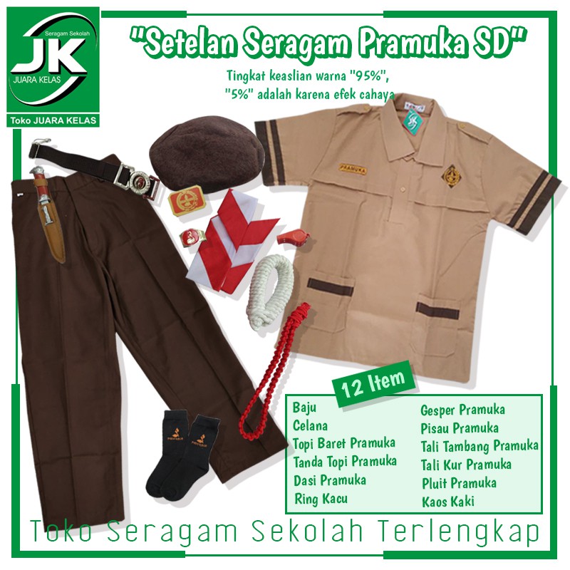 Detail Gambar Pakaian Pramuka Lengkap Sd Nomer 18