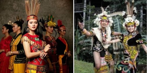 Detail Gambar Pakaian Suku Dayak Nomer 6