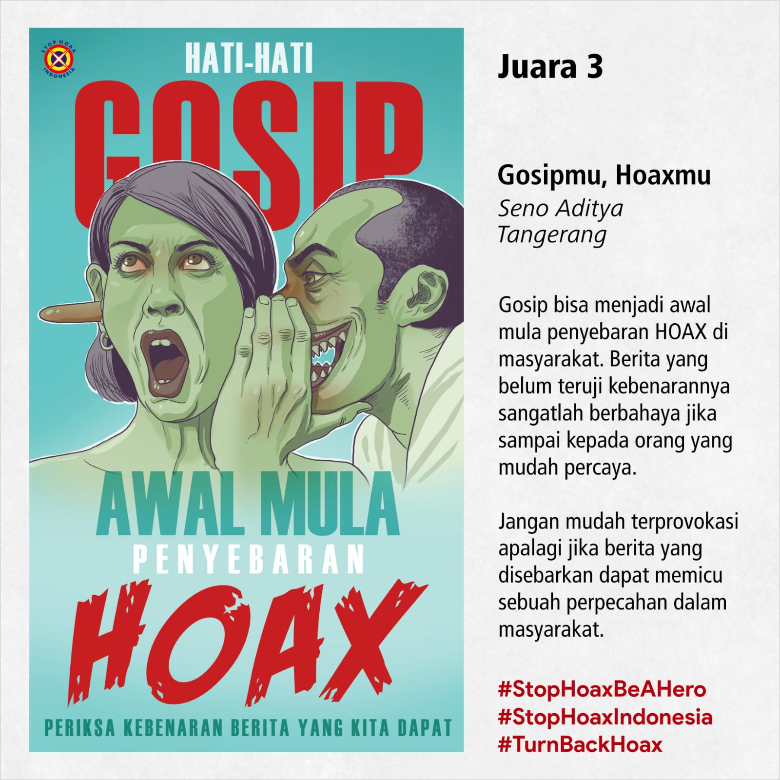 Detail Gambar Pamflet Berita Hoak Nomer 6