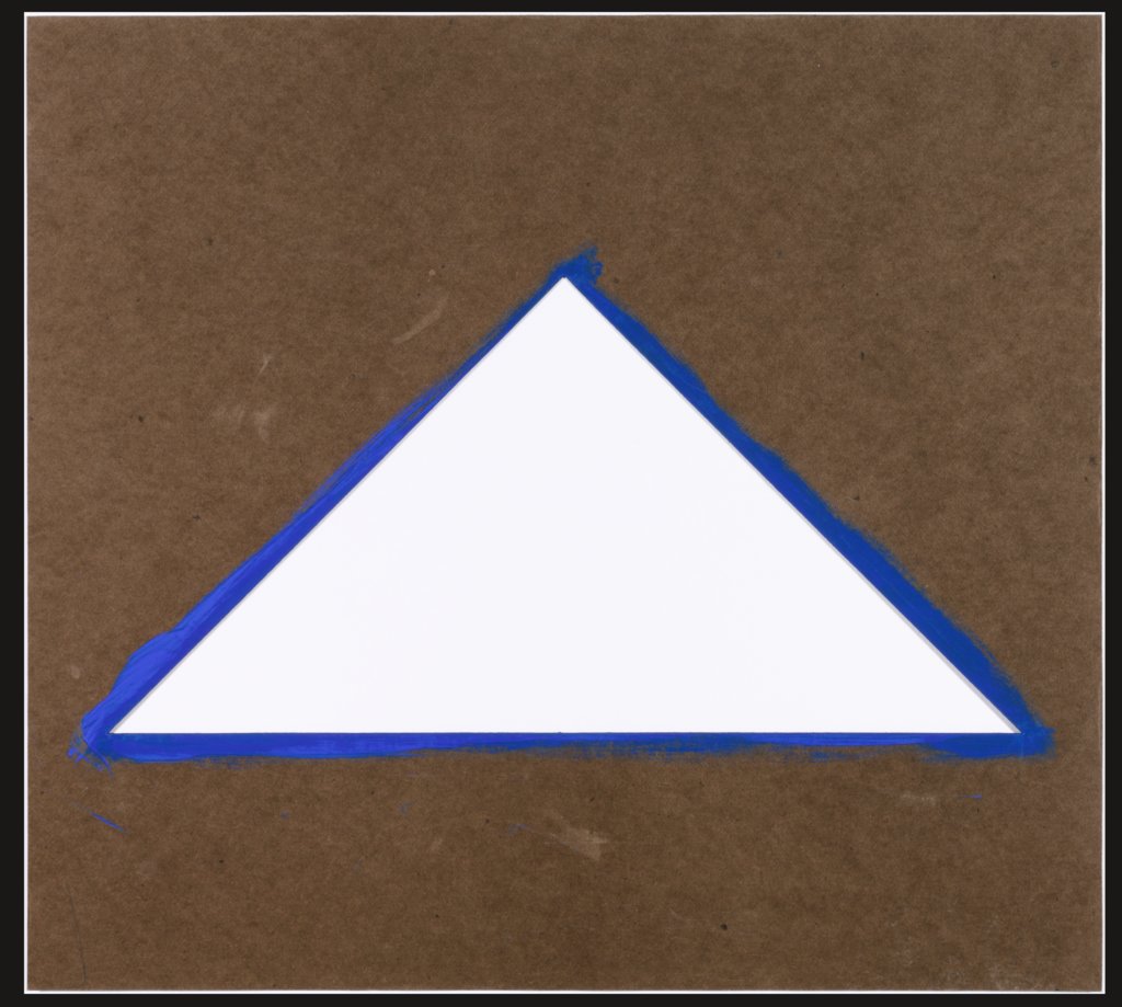 Detail Blaues Dreieck Nomer 12
