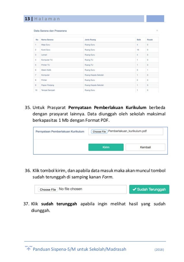 Detail Contoh Surat Pernyataan Pemberlakuan Kurikulum Di Sispena Nomer 12