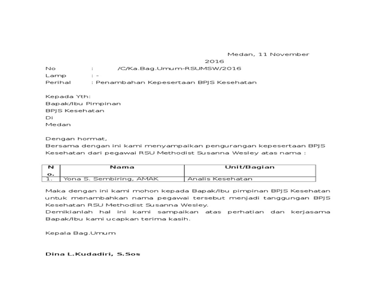 Detail Contoh Surat Pernyataan Penambahan Anggota Bpjs Nomer 9