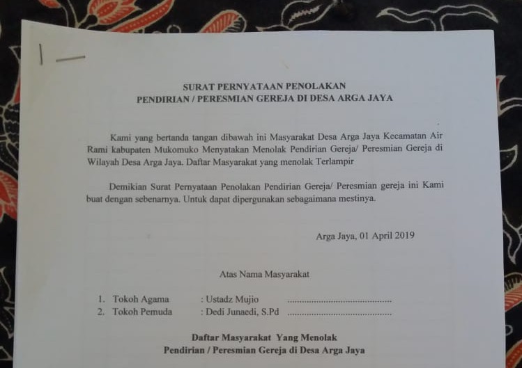 Detail Contoh Surat Pernyataan Penolakan Warga Nomer 16