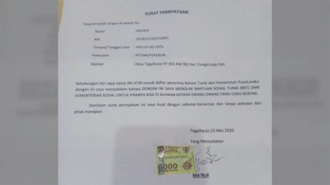 Detail Contoh Surat Pernyataan Penolakan Warga Nomer 22