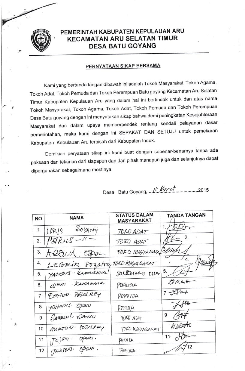 Detail Contoh Surat Pernyataan Penolakan Warga Nomer 45