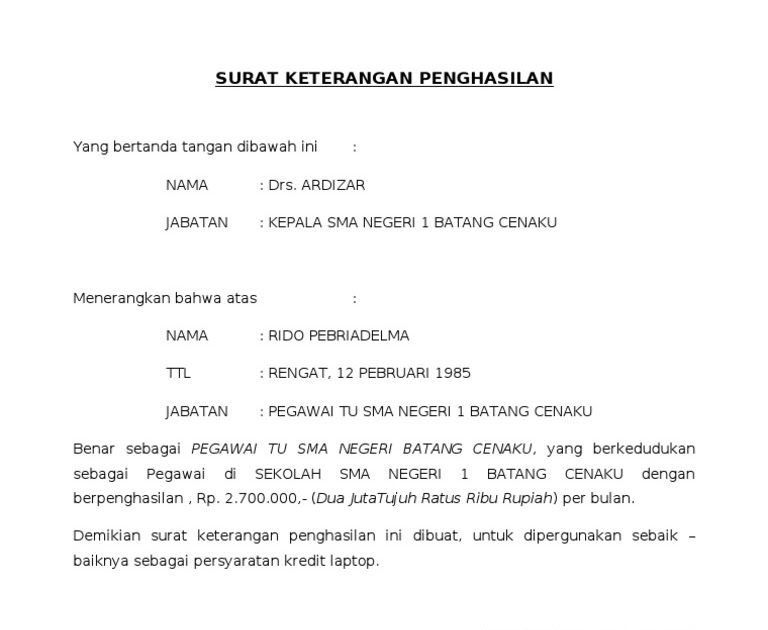 Detail Contoh Surat Pernyataan Perubahan Alamat Kartu Kredit Nomer 32