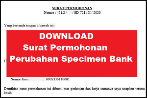 Detail Contoh Surat Pernyataan Perubahan Specimen Nomer 21