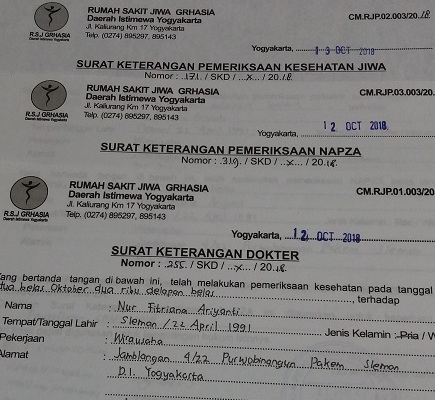 Detail Contoh Surat Pernyataan Sehat Jasmani Dan Rohani Nomer 39