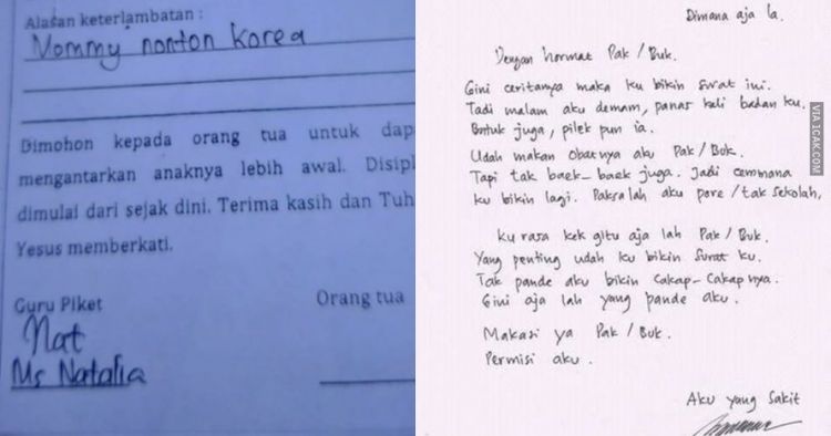 Detail Contoh Surat Pernyataan Terlambat Masuk Sekolah Nomer 39