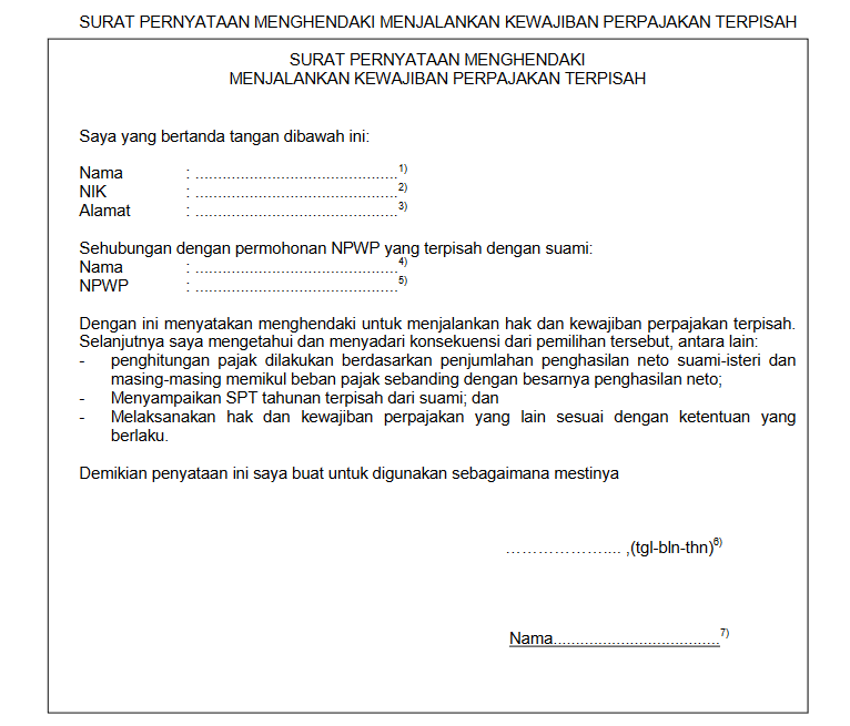 Detail Contoh Surat Pernyataan Tidak Berpenghasilan Untuk Pajak Nomer 14