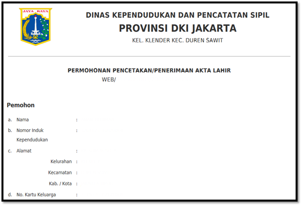 Detail Contoh Surat Pernyataan Tidak Memiliki Akta Kelahiran Nomer 14