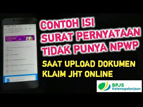 Detail Contoh Surat Pernyataan Tidak Memiliki Npwp Nomer 38