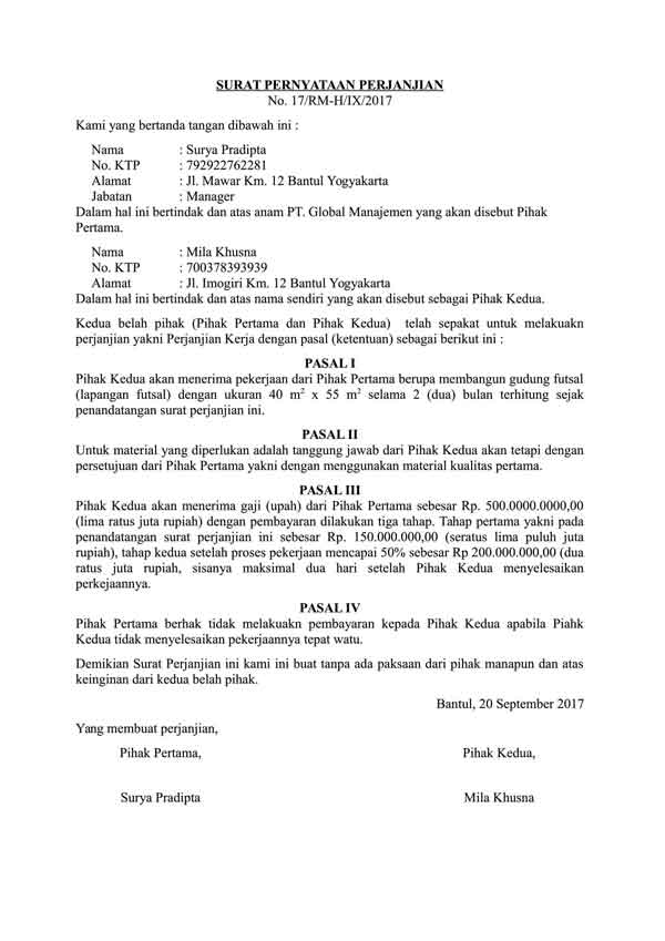 Detail Contoh Surat Pernyataan Tidak Mengulangi Selingkuh Nomer 4