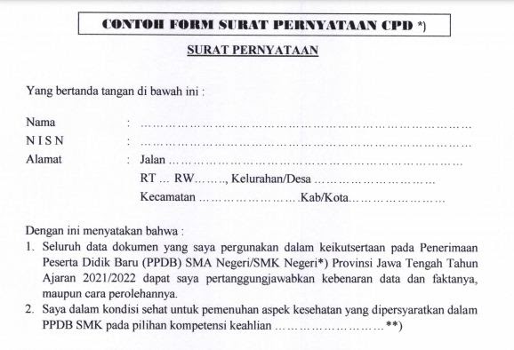 Detail Contoh Surat Pernyataan Tulis Tangan Nomer 42