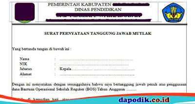 Detail Contoh Surat Pertanggungjawaban Nomer 52