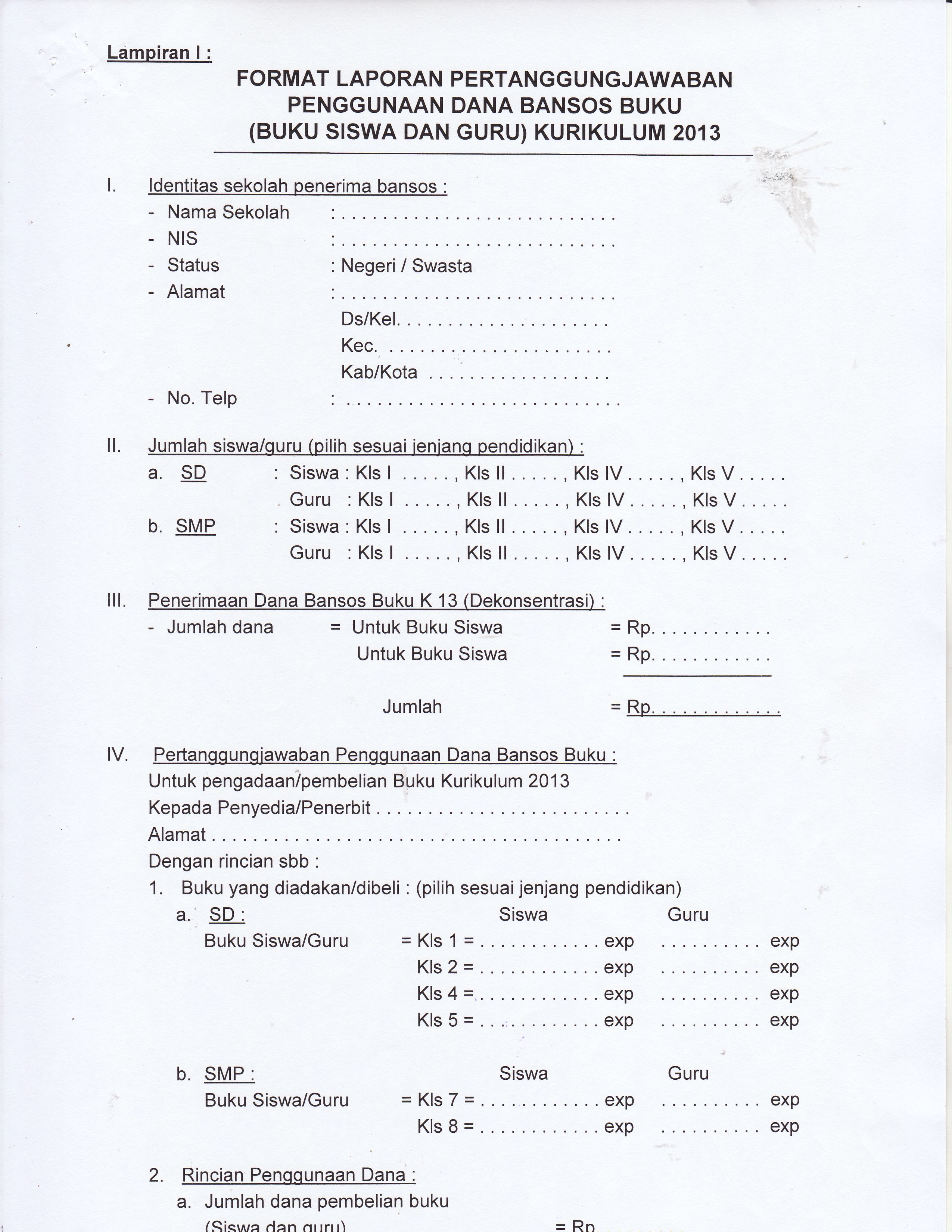 Detail Contoh Surat Pertanggungjawaban Dana Nomer 34