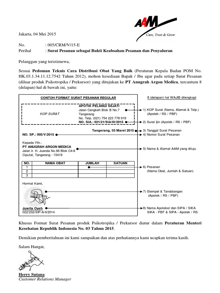 Detail Contoh Surat Pesanan E Purchasing Nomer 8