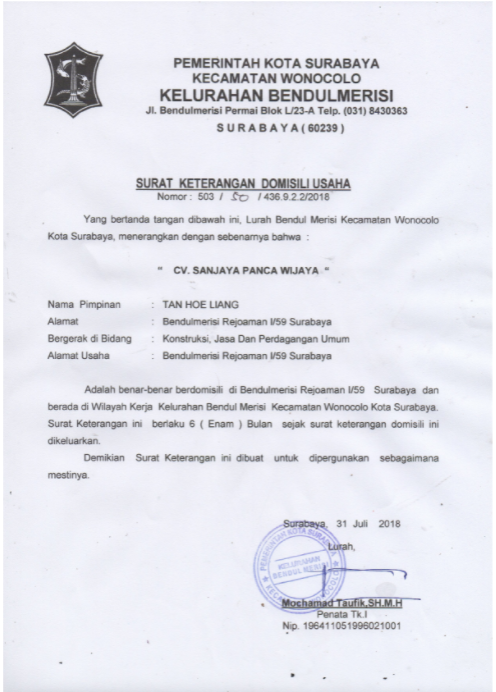 Detail Contoh Surat Pindah Domisili Antar Provinsi Nomer 50