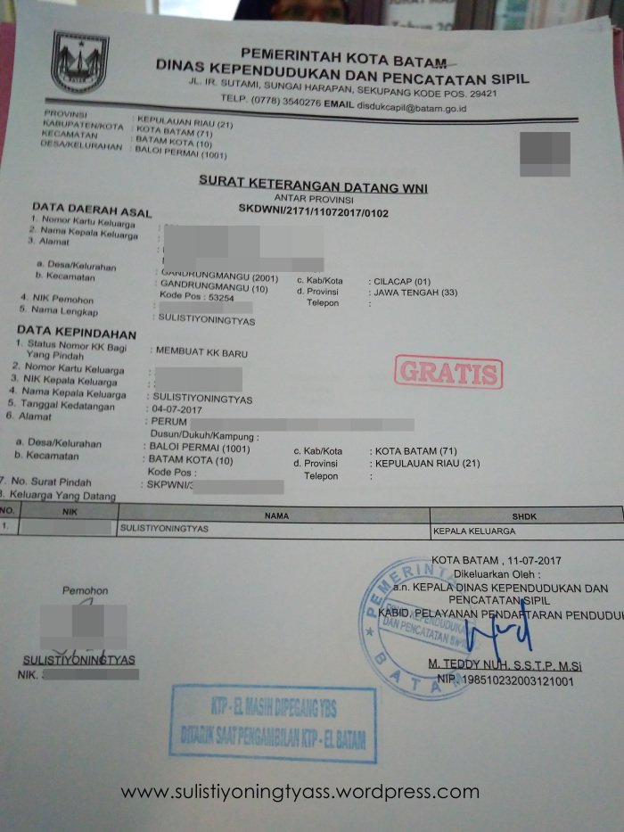 Detail Contoh Surat Pindah Penduduk Antar Kabupaten Nomer 5