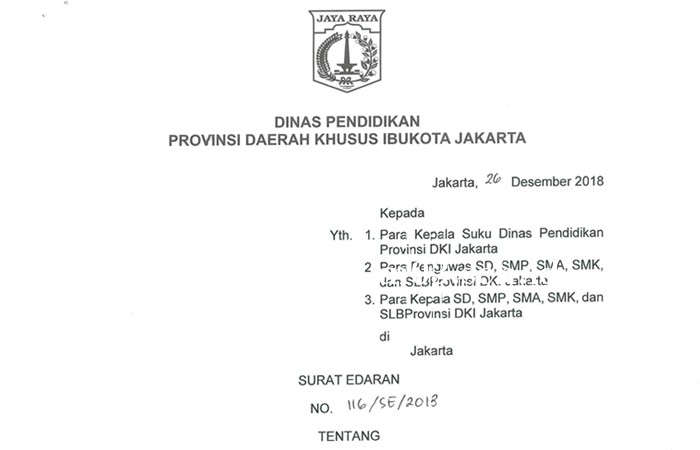 Detail Contoh Surat Pindah Sekolah Dari Dinas Pendidikan Nomer 38