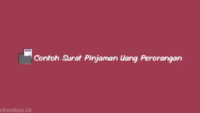 Detail Contoh Surat Pinjaman Uang Perorangan Nomer 57