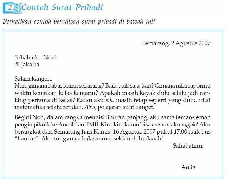 Detail Contoh Surat Pribadi B Sunda Nomer 32