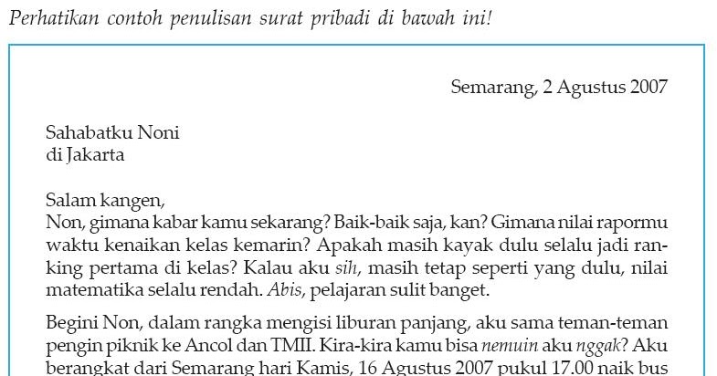 Detail Contoh Surat Pribadi Bahasa Sunda Untuk Sahabat Nomer 4