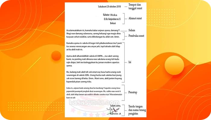 Detail Contoh Surat Pribadi Bahasa Sunda Untuk Teman Nomer 29
