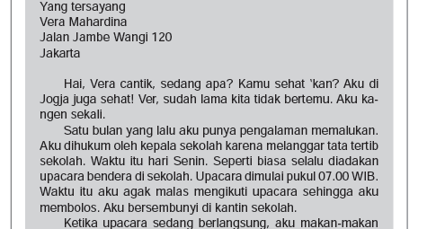 Detail Contoh Surat Pribadi Bersifat Kekeluargaan Nomer 8