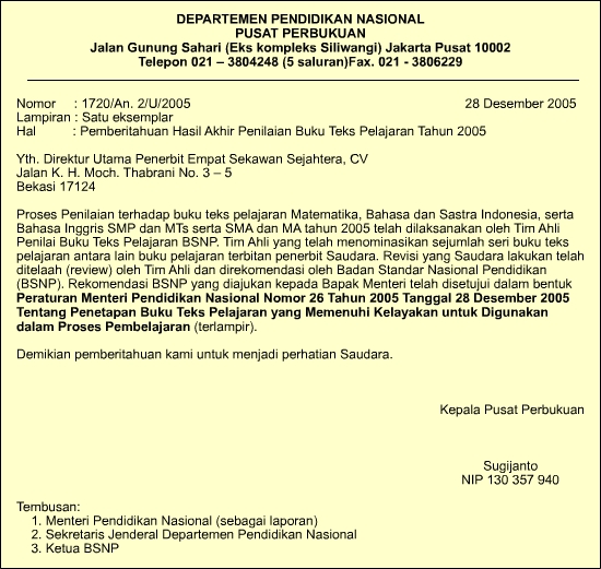 Detail Contoh Surat Pribadi Dan Surat Resmi Nomer 45