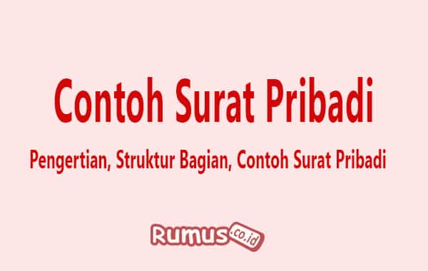 Detail Contoh Surat Pribadi Kekeluargaan Nomer 38