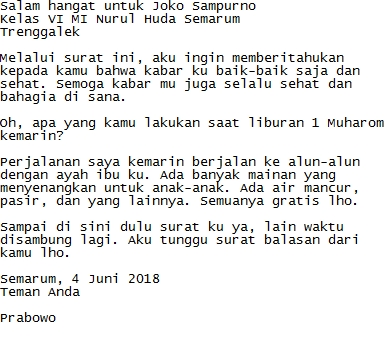 Detail Contoh Surat Pribadi Kepada Sahabat Nomer 43