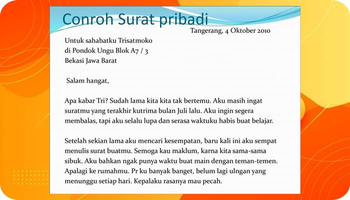 Detail Contoh Surat Pribadi Kepada Teman Dalam Bahasa Jawa Nomer 9