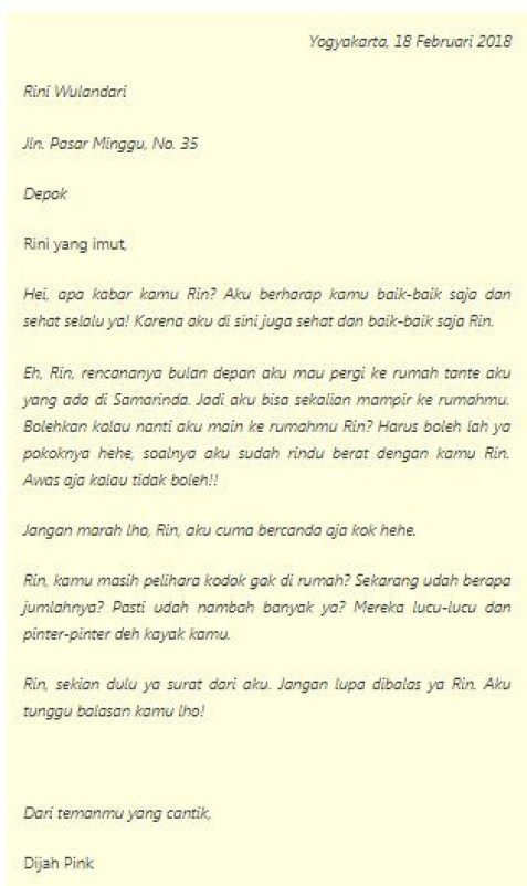 Detail Contoh Surat Pribadi Tentang Cinta Nomer 32