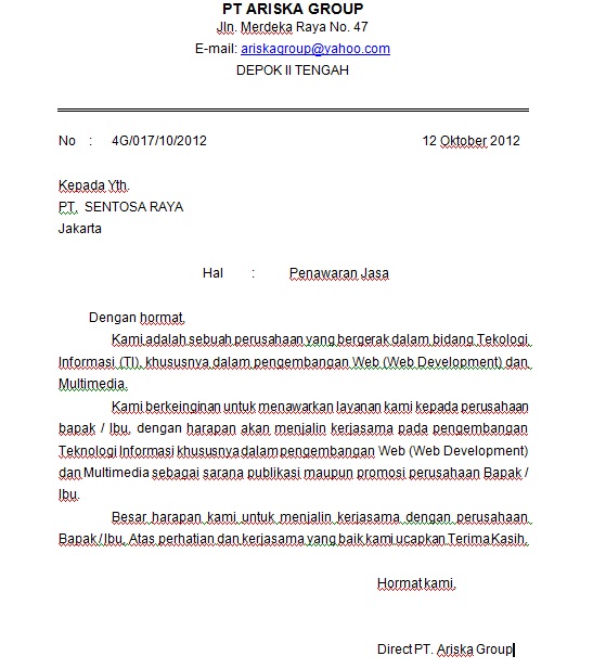 Detail Contoh Surat Pribadi Untuk Sekolah Nomer 40