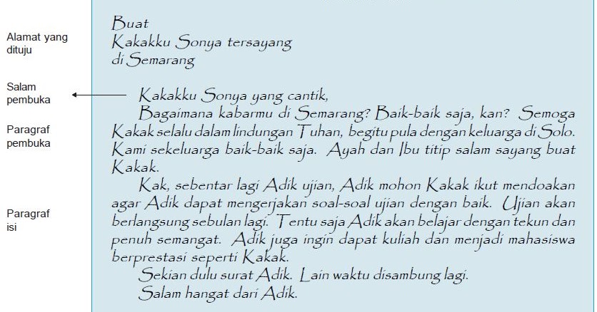 Detail Contoh Surat Pribadi Yang Bersifat Resmi Nomer 12