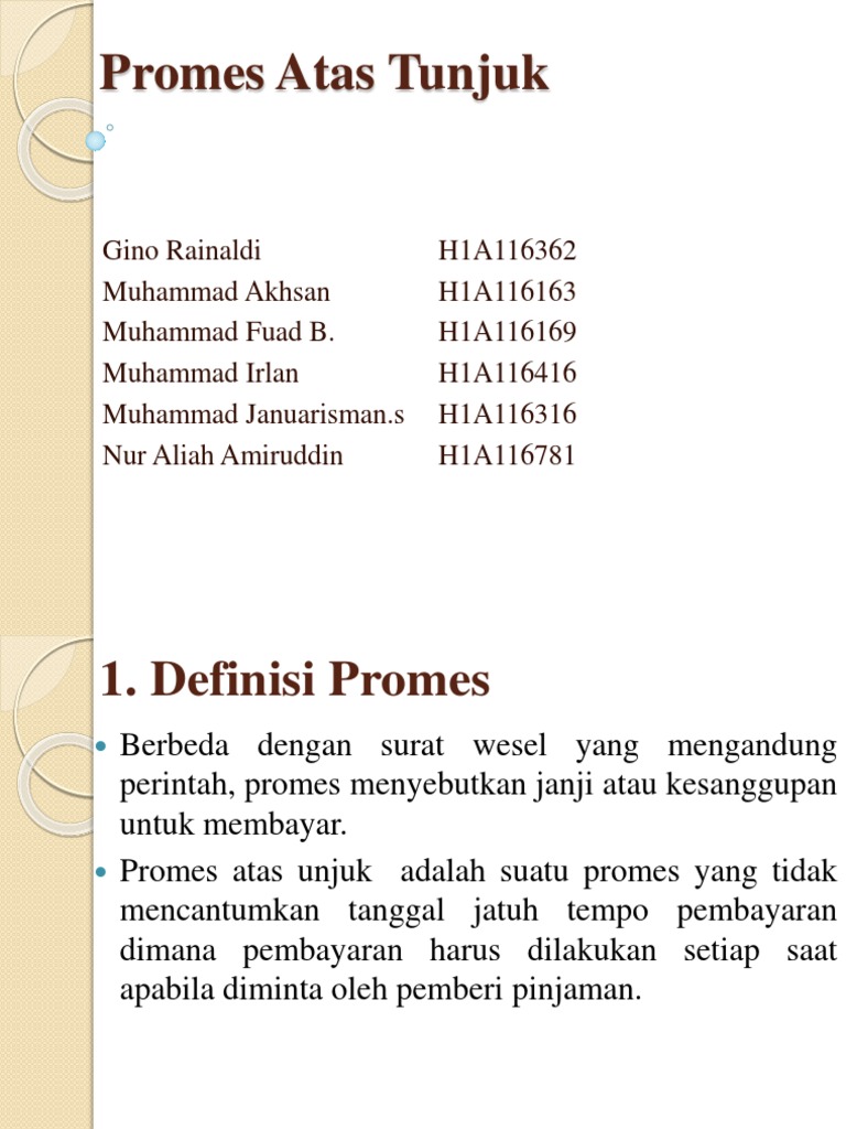Detail Contoh Surat Promes Nomer 19