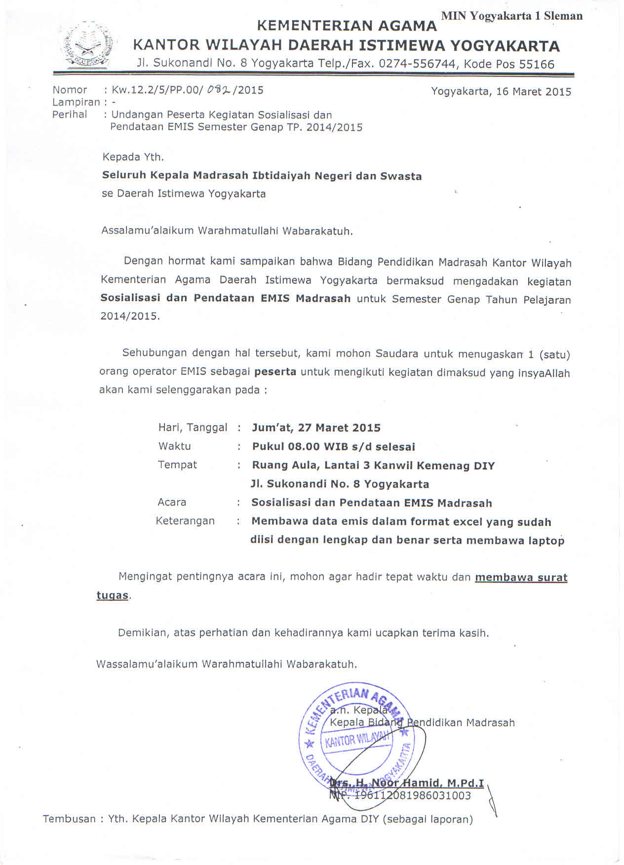 Detail Contoh Surat Ralat Kegiatan Nomer 9