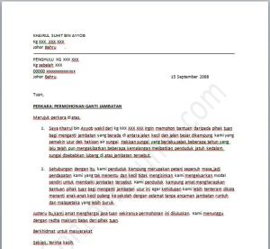 Detail Contoh Surat Rasmi Nomer 13