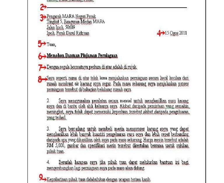 Detail Contoh Surat Rasmi Nomer 15