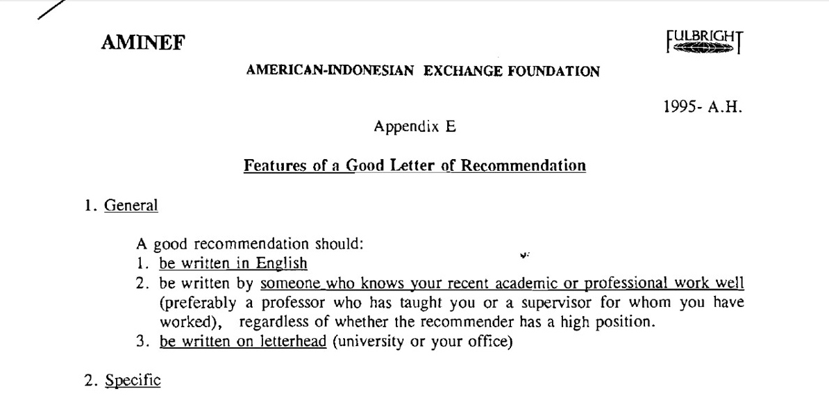 Detail Contoh Surat Recommendation Letter Untuk Beasiswa Nomer 3