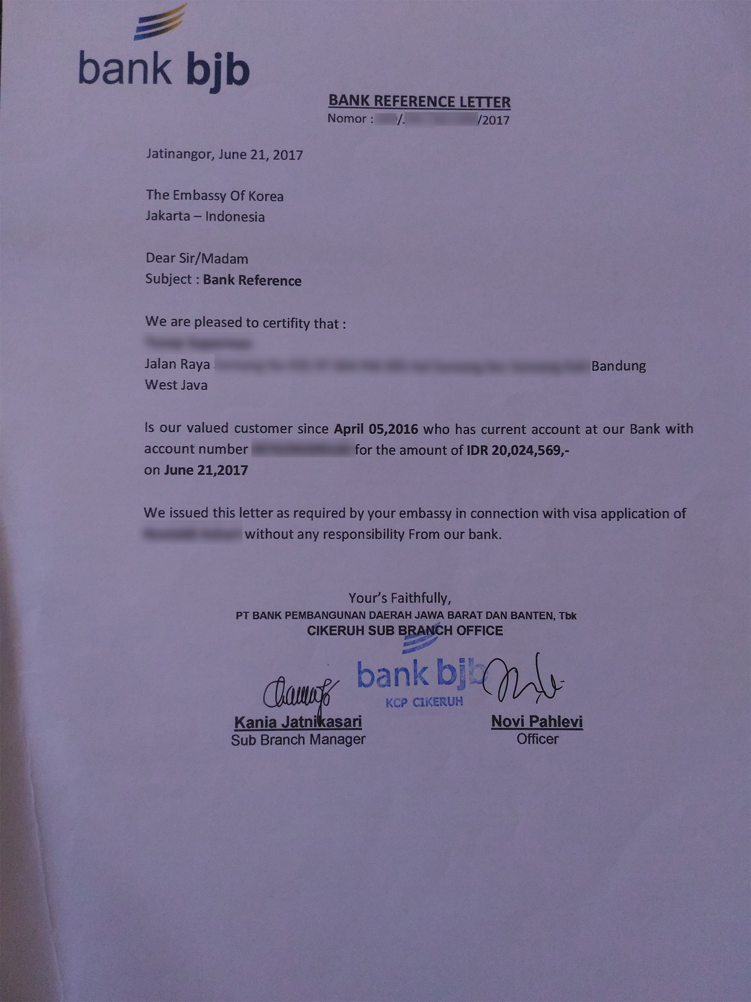 Detail Contoh Surat Referensi Bank Nomer 52