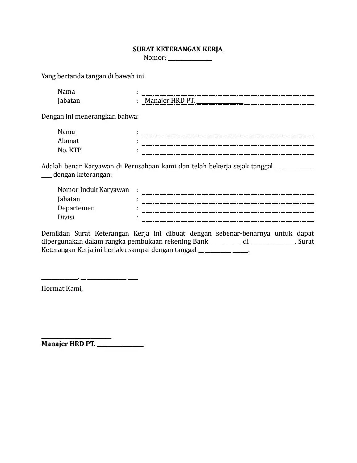 Detail Contoh Surat Referensi Bank Nomer 54