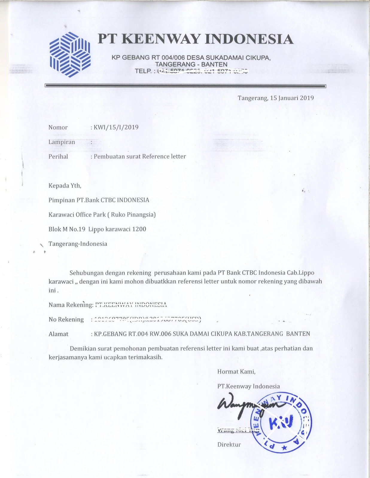Detail Contoh Surat Referensi Bank Nomer 55