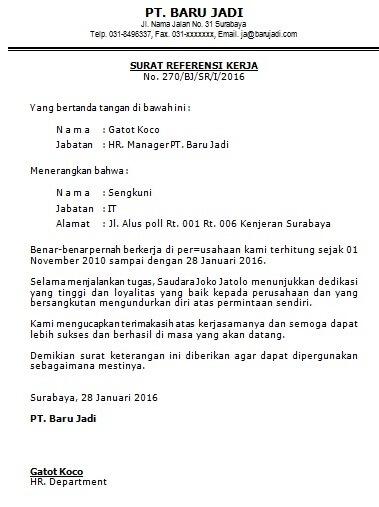 Detail Contoh Surat Referensi Dagang Nomer 14