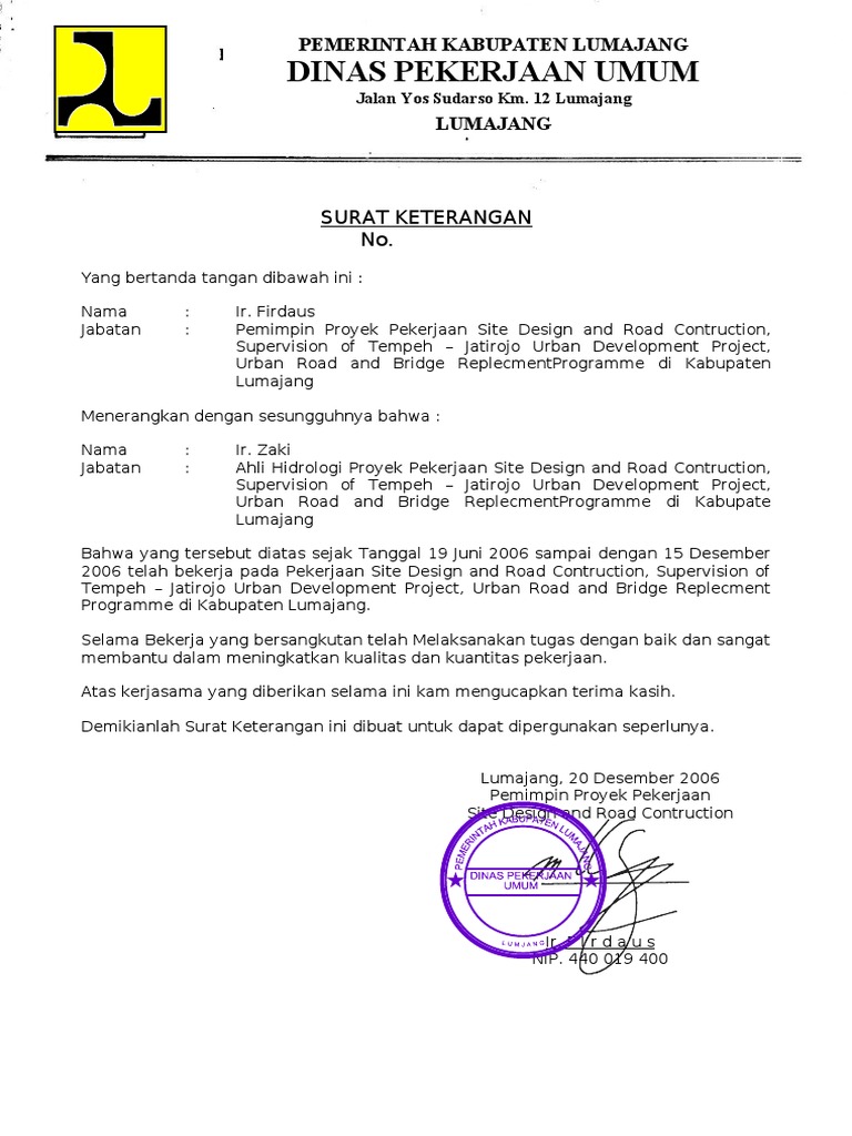 Detail Contoh Surat Referensi Pribadi Nomer 56